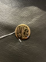 12K Gold Filled monogramed pin - $371.66 MXN