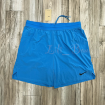 Nike Pro Men&#39;s Dri-FIT Flex Vent Max 8&quot; Training Shorts DM5950-435 Blue Size XXL - $39.95