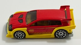 HOT WHEELS FLIGHT 03 RED &amp; YELLOW 1:64 DIECAST 2 3/4&quot; RACE CAR 2002 - $4.94