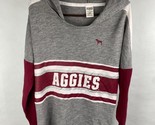 Pink 5th Ocean Womens M Hooded Pullover Sweater Gray Burgundy Texas A&amp;M ... - $28.95