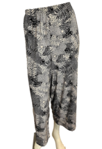 AnyBody Women&#39;s Knit Pajama Pants Black/White Botanical Print XL - €12,20 EUR