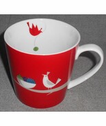 2011 Starbucks HOLIDAY/CHRISTMAS Bird w/Bowl or Ornaments 16 oz. HANDLED... - $432.59 MXN