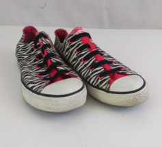 Converse All-Star 634738F  Sneakers Shoes Zebra Print Size 4 Men&#39;s or 6 ... - $17.81