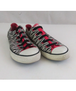 Converse All-Star 634738F  Sneakers Shoes Zebra Print Size 4 Men&#39;s or 6 ... - $24.34 CAD