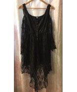 Beautiful Black Lace Killstar “Style” Sheer Dress Size L New - £19.60 GBP
