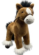 Gund Dakota Brown Clydesdale Horse Plush Stuffed Animal Toy 15&quot; 4060745 New Tags - £24.62 GBP