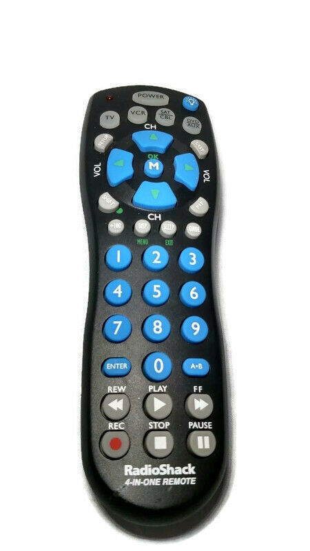 Primary image for Radio Shack Remote Control 4 in One RS001 12A02