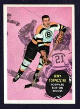 Boston Bruins Jerry Toppozzini 1961 Topps #9  - £10.54 GBP