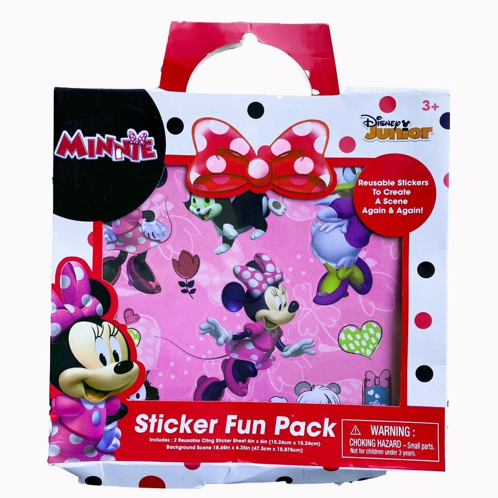 Minnie Mouse Stickers Fun Pack Activity Set Reusable Birthday Party Favors New