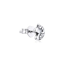 CKK Earrings Lucky Horseshoe Single Stud Earring for Women Sterling Silver 925 J - £8.44 GBP