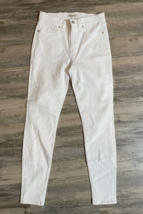 Madewell High Rise 9” Skinny White Jeans Size 27T Tall - £18.39 GBP