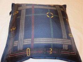Ralph Lauren Ledbury Equestrian Silk Deco Pillow $330 - £134.07 GBP