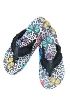 Gypsy Jazz Women&#39;s Tallulah Printed Flip Flops Black Multi - $43.79 CAD