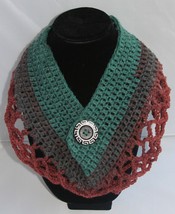 Crochet lacey cowl scarf neck warmer PATTERN ONLY - £6.18 GBP