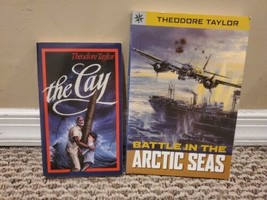 Lot of 2 Theodore Taylor Books: The Cay, Battle in the Arctic Seas - £6.71 GBP