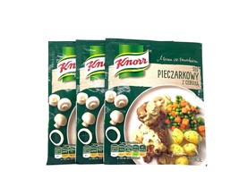 Knorr White Mushroom Sauce Gravy Pack Of 3 -made In Europe-FREE Shipping - £8.55 GBP