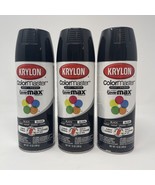 3 Pack - Krylon 51601 ColorMaster Paint + Primer, Gloss, Black, 12 oz. - £29.31 GBP