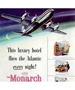 Bristish Overseas Airways Monarch 1954 Advertisement Aviation UK Import ... - $760.08 MXN