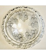Vintage Mikasa Carmen 13 1/2&quot; Crystal Cake Plate Serving Tray Floral West - £24.78 GBP