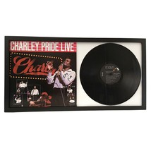Charley Pride Autograph Country Vinyl Self Titled Live Record Album Framed JSA - £315.72 GBP