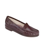 SAS Simplify Everyday Loafer Brown Croc Lightweight Slip On Moccasin, Si... - $818.08 MXN