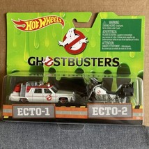Hot Wheels 1:64 Ghostbusters Ecto-1 and Ecto-2 Set - £19.38 GBP
