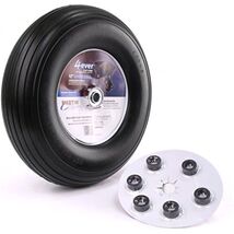 Martin Wheel 400-6 13&quot; Flat Free Wheelbarrow Wheel 6x5/8&quot; Hub (406RBPU32) - $78.54 CAD