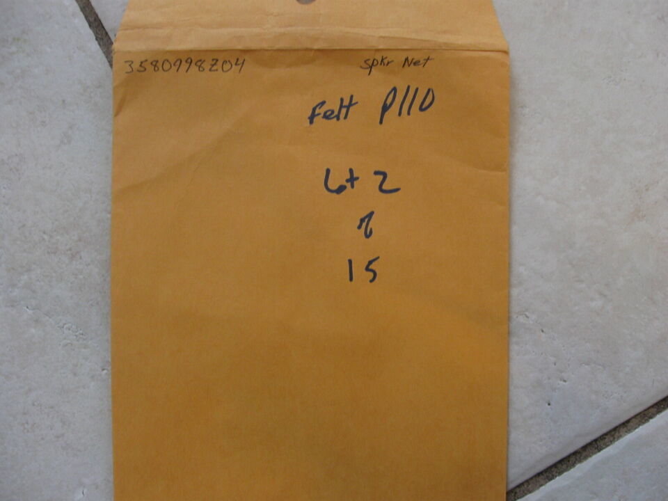 NEW LOT of 2 OEM Motorola Radio Felt Speaker Cover Net  SP110  pn#- 3580... - $12.15