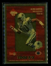 Vintage 1993 Collectors Edge F/X Window Football Card #14 Alvin Harper Cowboys - £6.70 GBP