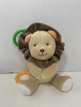 Carter’s Child of Mine small mini lion crib hanging rattle plush baby toy - $7.91