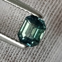 Unheated, Teal Sapphire, 0.55 Cts, Sapphire, Teal Blue, Square, Teal Blue Green, - £150.56 GBP