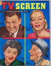 ORIGINAL Vintage August 1951 TV Screen Magazine Arthur Godfrey Jimmy Dur... - £15.81 GBP