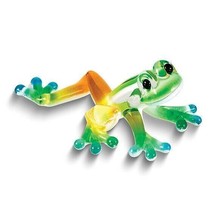 Glass Baron Multi-colored Frog Handcrafted Glass Figurine - £19.13 GBP