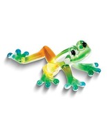 Glass Baron Multi-colored Frog Handcrafted Glass Figurine - £19.13 GBP