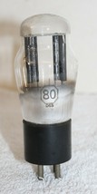 1- Vintage Used Type 80 Audio Vacuum Tube ~ Sylvania - £22.30 GBP