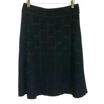 Womens Size Small Nally &amp; Millie Black Faux Suede A-Line Midi Skirt - £23.11 GBP