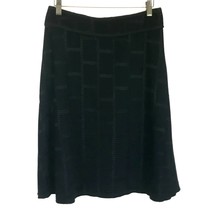 Womens Size Small Nally &amp; Millie Black Faux Suede A-Line Midi Skirt - £21.96 GBP