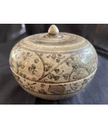 Antique 15th C pottery, Sawankhalok large  ceramic box, Swankalok Thaila... - £314.76 GBP