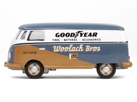 1964 Volkswagen Panel Van &quot;Goodyear&quot; Gray and White with Tan Graphics &quot;C... - $36.49