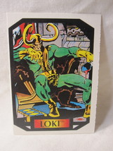 1987 Marvel Comics Colossal Conflicts Trading Card #42: Loki - $20.00