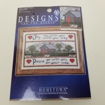 Designs For Needle 5&quot; x 7&quot; Joy And Peace Counted Cross Stitch KIT  5210 - £6.21 GBP