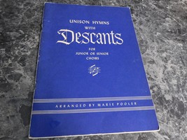 Unison Hymns With Descants for Junior Senior Choirs by Marie Pooler - €2,59 EUR