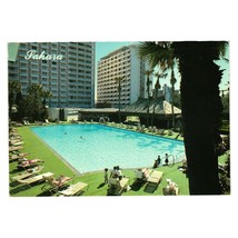 Vintage Postcard Sahara Hotel Las Vegas Nevada 2US NV 322 Casino Gambling Pool - £6.40 GBP