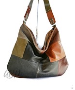 Soft Italian Leather Hobo Bag: Slouchy Shoulder Purse - €171,88 EUR