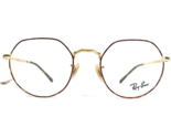 Ray-Ban Eyeglasses Frames RB 6465 JACK 2945 Red Gold Round Full Rim 49-2... - $65.23