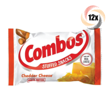 12x Bags Combos Baked Snacks Cheddar Cheese Stuffed Pretzels 1.7oz Fast Shipping - £19.24 GBP
