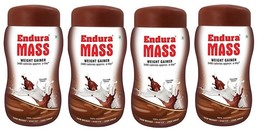 Endura Mass Weight Gainer - 500g (Chocolate) (pack of 4) - £102.15 GBP