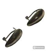 Vintage Sterling Silver 925 Sterling silver earrings 925 French clip - $37.40