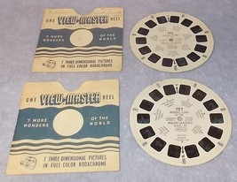 Sawyer's View Master Baseball Stars of the Major Leagues USA Reels 725 727  - £7.82 GBP