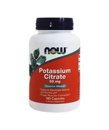 NOW Foods Potassium Citrate Essential Mineral 99 mg., 180 Capsules - £10.24 GBP